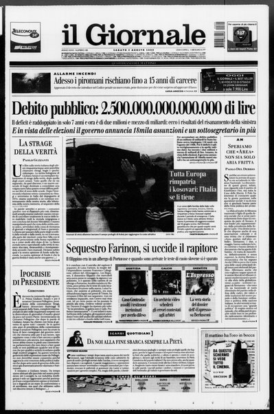 Il giornale : quotidiano del mattino